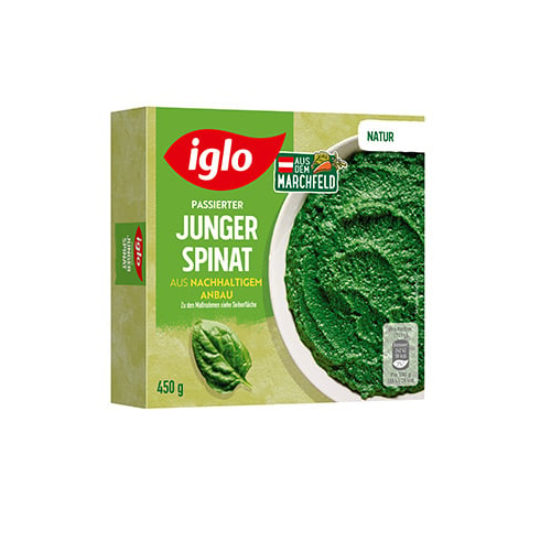EH Iglo Passierter junger Spinat 10x450g