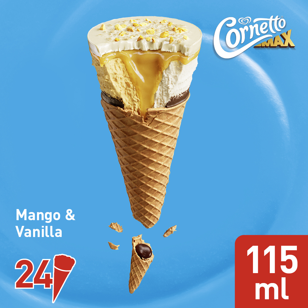 Cornetto MAX Mango & Vanilla 24x115ml