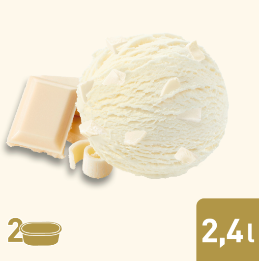 Carte D´Or Weisse Schokolade 2 x 2,4l