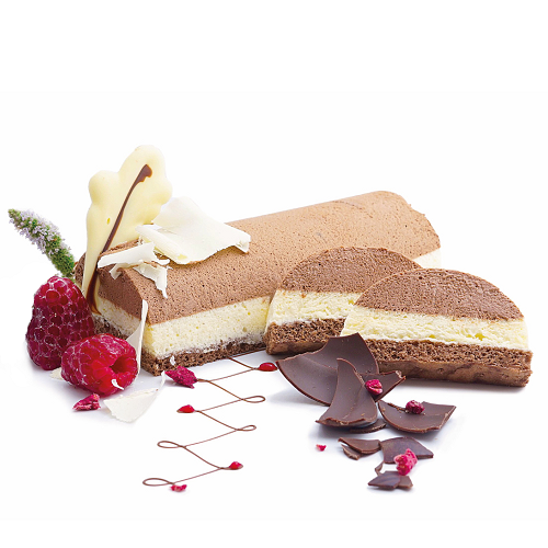Göttinger Schokomousse auf Sahnecreme mit dunklem Biskuit 7x170g