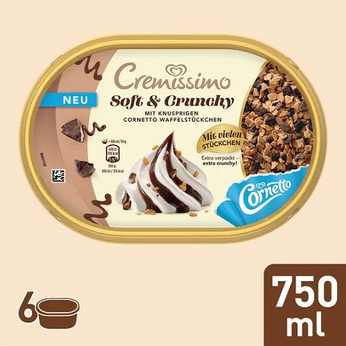 Cremissimo Soft & Crunchy Schoko 6x750ml