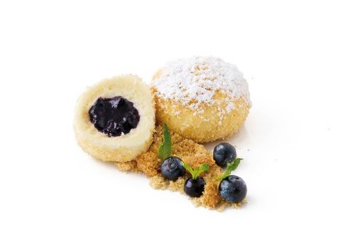 Caterline Topfenknödel mit Heidelbeerfülle 120x50g