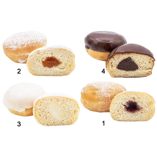 Edna SG-Mini-Krapfen Mischkiste, 4-fach sortiert 80x38g