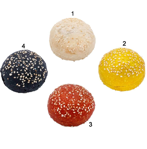 Edna FF-Party Burger geschnitten, 4-fach sortiert 100x30g