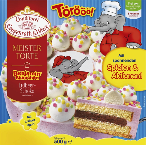 Coppenrath & Wiese Benjamin Blümchen Törööö!-Torte 4x500g