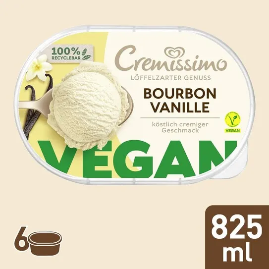 Cremissimo Spez.Bourbon Vanille VEGAN 6x825ml